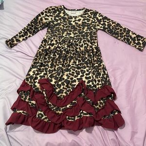 Girls cheetah dress